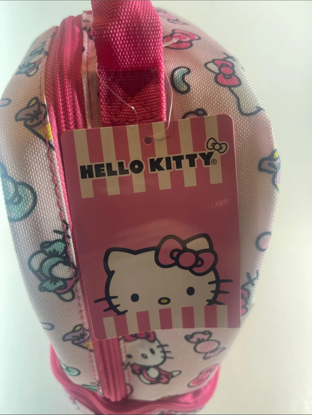 Hello Kitty Girls Pink Lunch Box Bag Sanrio Back to School for elementary school